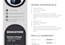 design and write a professional and modern resume CV